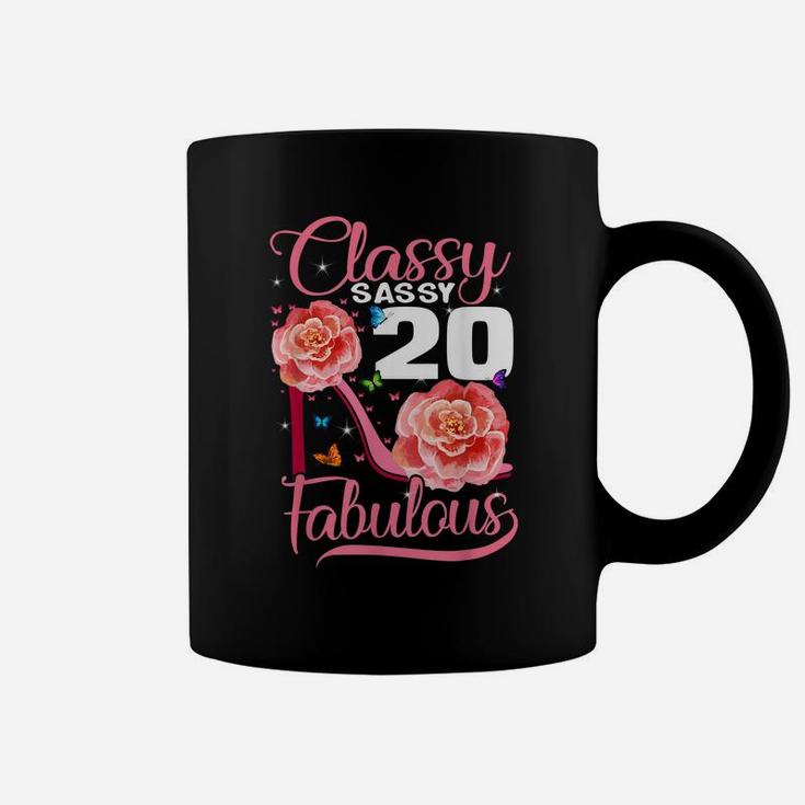 20 Years Old Gifts Sassy Classy 20 And Fabulous Birthday Coffee Mug