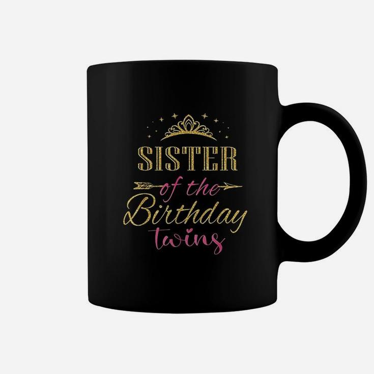 Sister Of The Birthday Twins Kids Party Coffee Mug