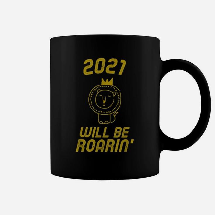 2030 Will Be Roarin' Cute Lion And Girls New Y Coffee Mug