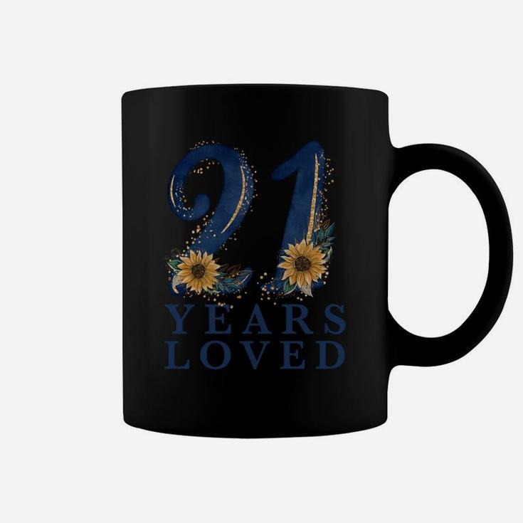 21 Year Old | 21St Birthday For Women | 21 Years Loved Coffee Mug
