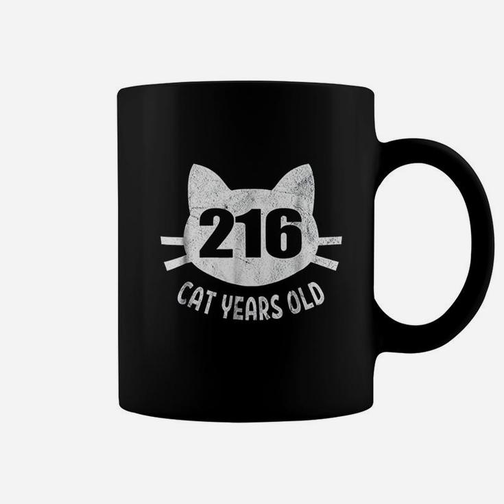 216 Cat Years Old 50Th Birthday Gift For Cat Lovers Coffee Mug