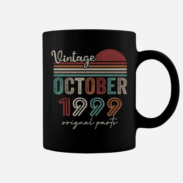 22Nd Birthday 22 Years Old Vintage October 1999 Men Women Coffee Mug