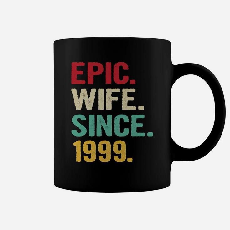 22Nd Wedding Anniversary Gifts For Her Epic Wife Since 1999 Coffee Mug