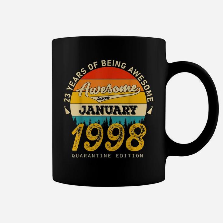 23 Years Of Being Awesome Since January  1998 Birthday Gift Coffee Mug