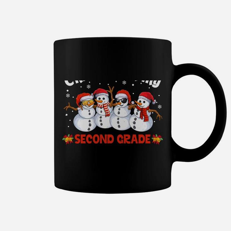 2Nd Teacher Christmas Chillin With My Second Grade Snowmies Coffee Mug