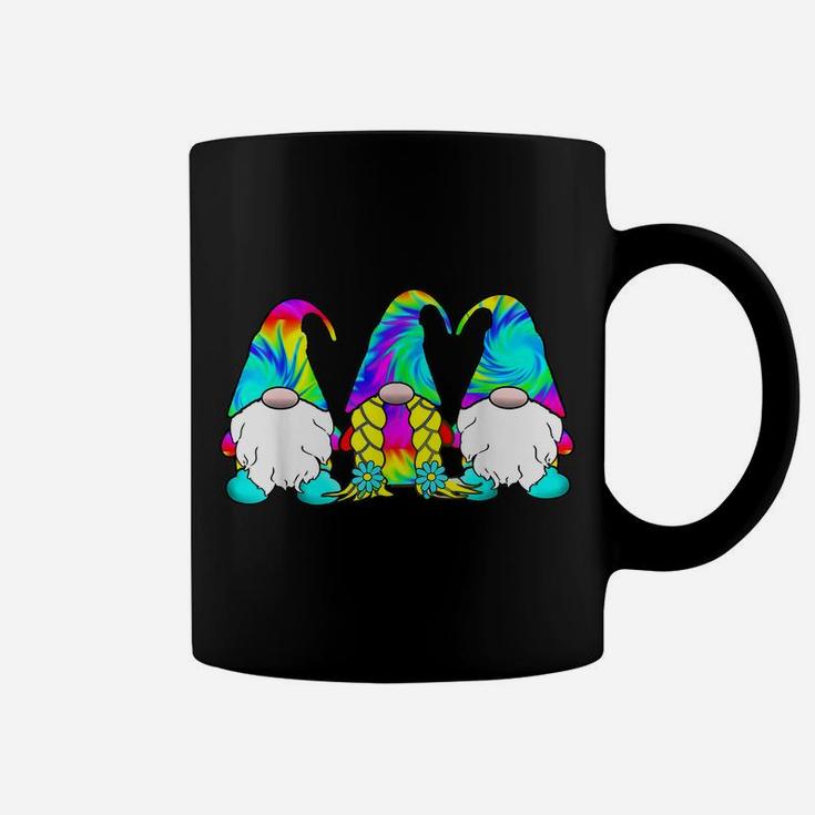 3 Hippie Gnomes Tie Dye Hat Retro Peace Groovy Psychedelic Coffee Mug