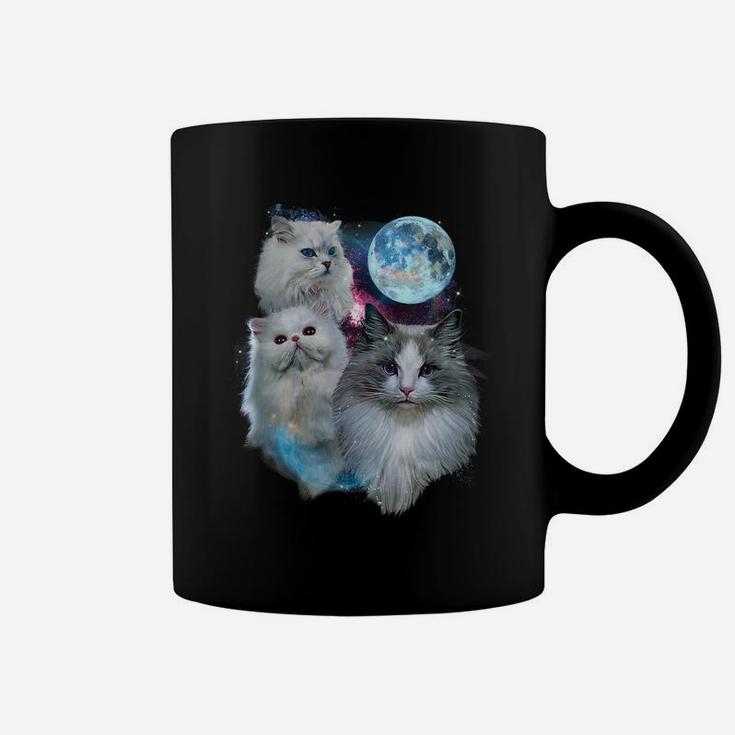 3 Moon Cat Feline Lovers Kitten Adorable Kitty Cat Novelty Coffee Mug