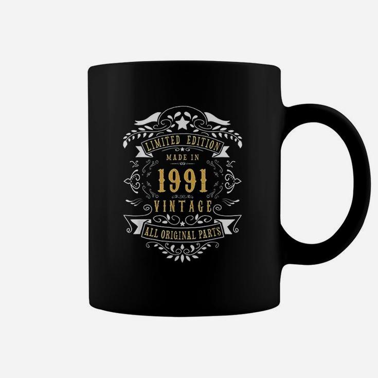 30 Years Old Made Born In 1991 Vintage 30Th Birthday Coffee Mug