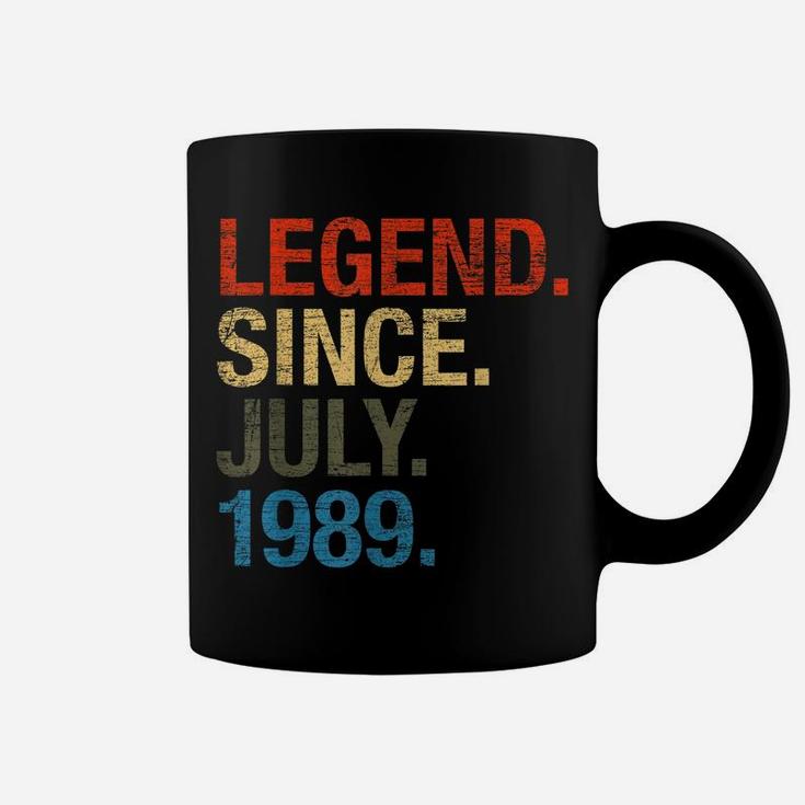 30Th Birthday Gifts Year Old - Legend Since July 1989 Coffee Mug