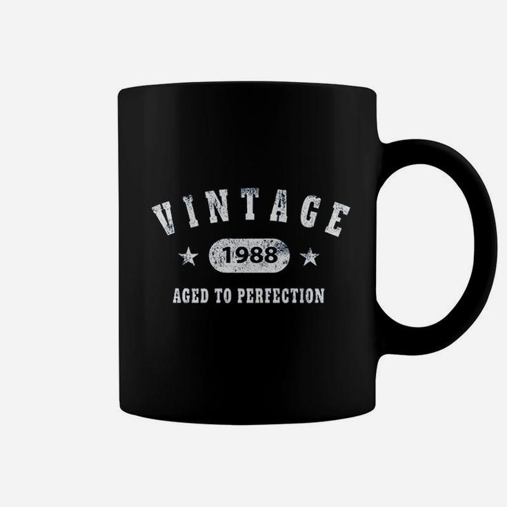 33Rd Birthday For Men  Vintage 1988 Aged To Perfection Coffee Mug