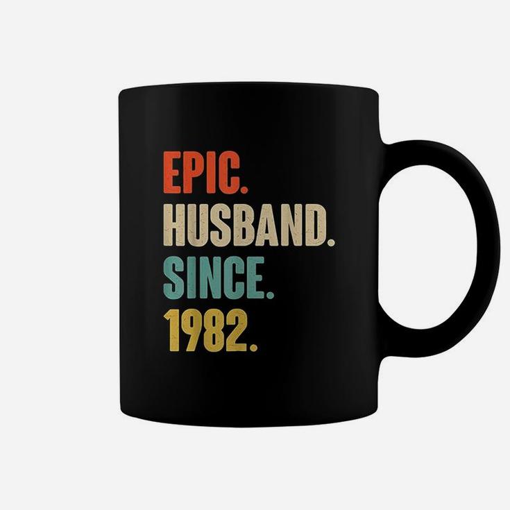 39Th Wedding Anniversary Epic Husband Since 1982 Coffee Mug