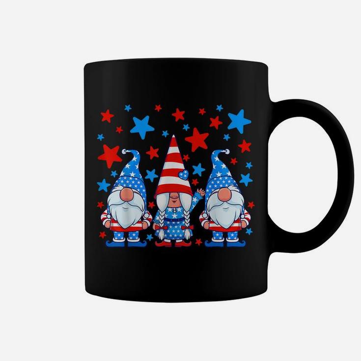 4Th Of July Gnomes Patriotic American Flag Cute Gnome Women Coffee Mug