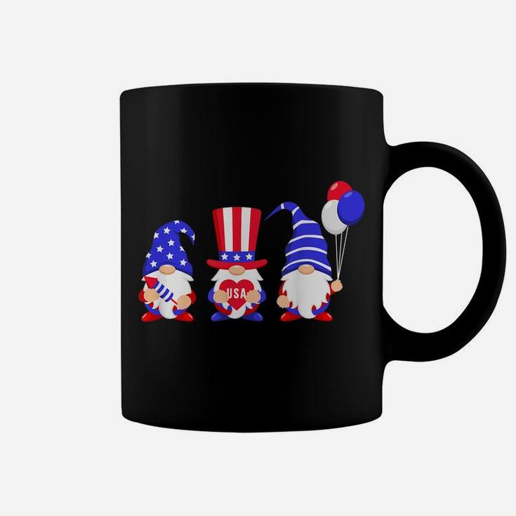 4Th Of July Gnomes Patriotic Usa Flag Independence Day Tee Coffee Mug