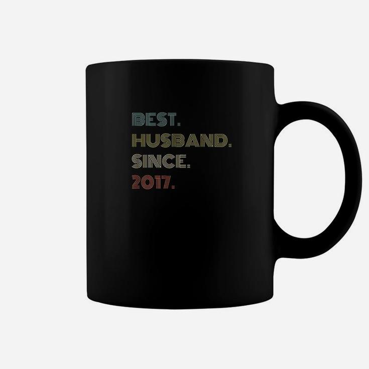 4Th Wedding Anniversary Gift Best Husband Since 2017 Coffee Mug