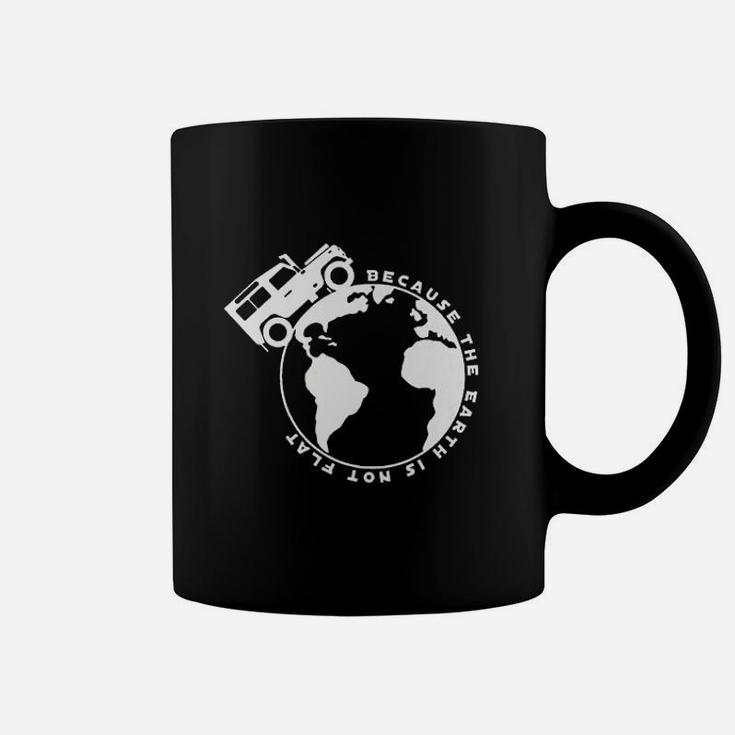 Sweatshirt Humour Scientifique "Earth Rover 4x4 - Parce Que La Terre N'est Pas Plate" - Coton 241 G - Message écolo Et Voyage - 9