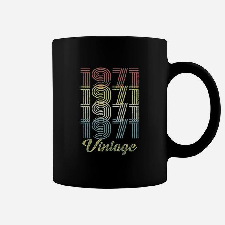 50Th Birthday Gift Retro Birthday 1971 Vintage Coffee Mug