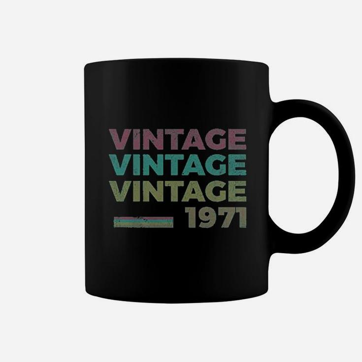 50Th Birthday Gift Retro Birthday  Vintage 1971 Coffee Mug