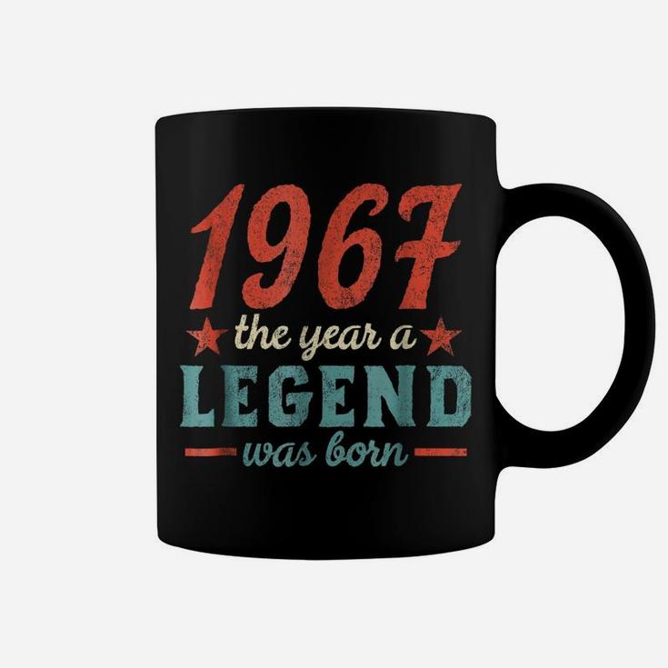 51St Birthday Year 1967 T Shirt The Year A Legend Was Born Coffee Mug