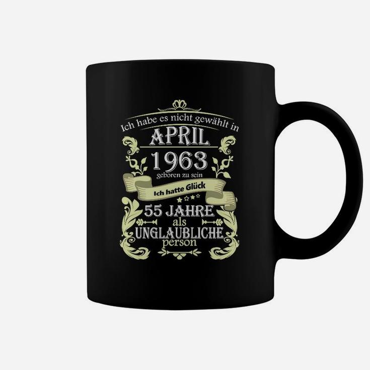 55 Jahre Unglaublich Tassen, Jubiläum April 1963 Tee in Schwarz