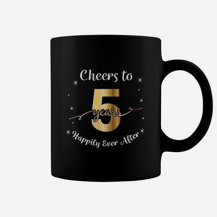 5Th Wedding Anniversary Gift For Couples  5 Years Married Coffee Mug