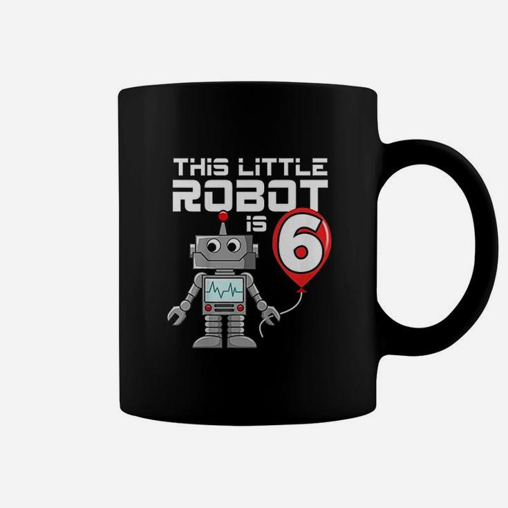 6 Year Old Robot Birthday Coffee Mug