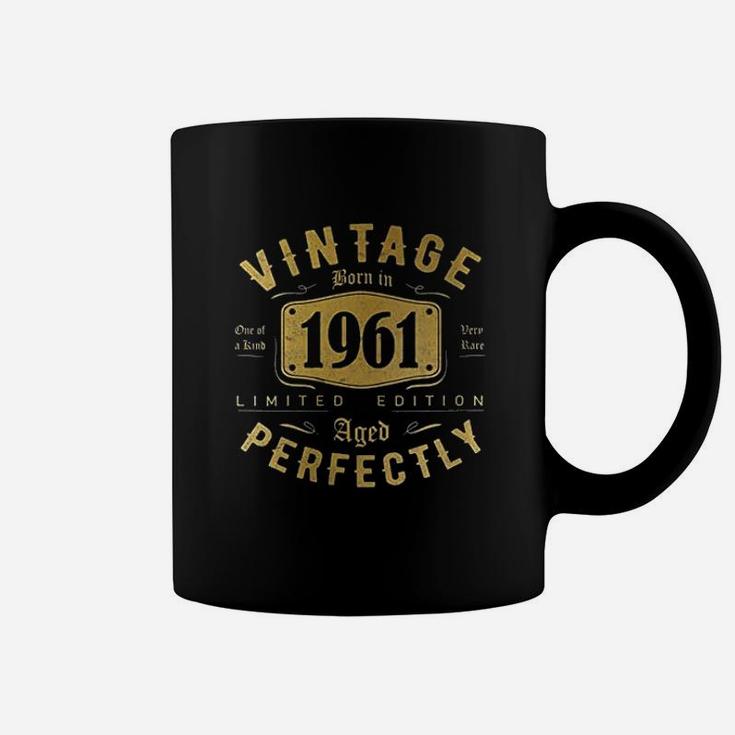 60Th Birthday Gifts For Women Men 60 Year Old Vintage 1961 Coffee Mug