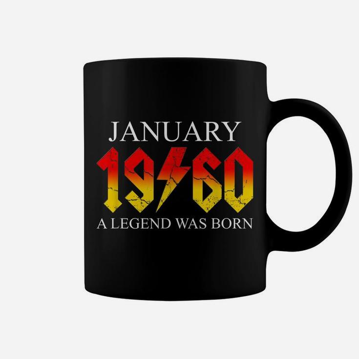60Th Birthday January 1960 Sixty Year Old Men Gift For Dad Coffee Mug