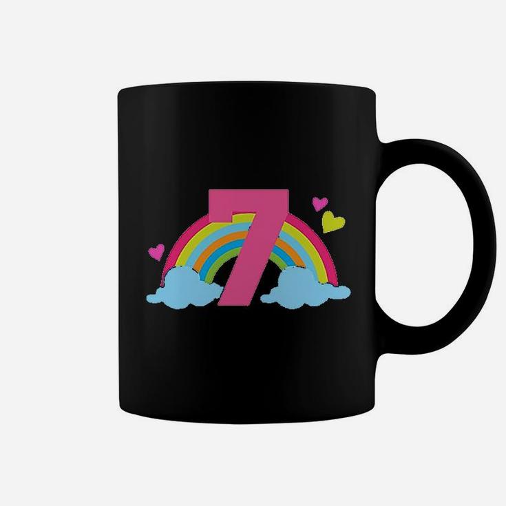 7Th Birthday Rainbow Coffee Mug