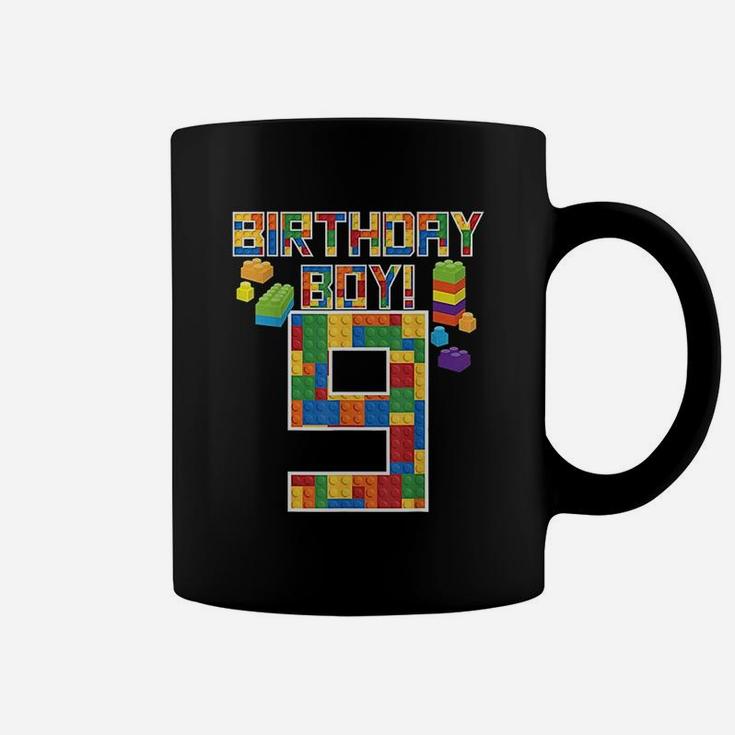 9Th Birthday Gift 9 Years Old Building Boys Coffee Mug