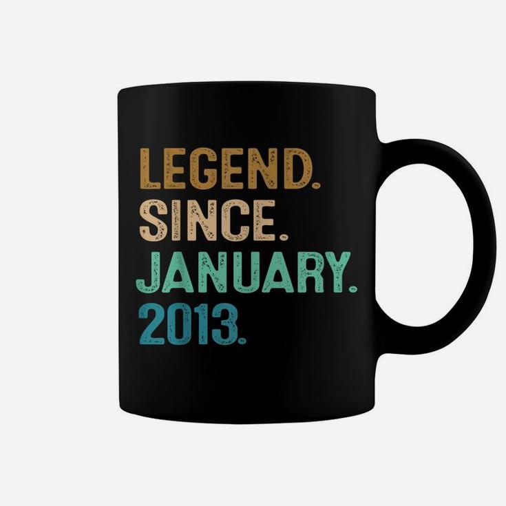 9Th Birthday Gifts 9 Year Old Legend Since January 2013 Coffee Mug