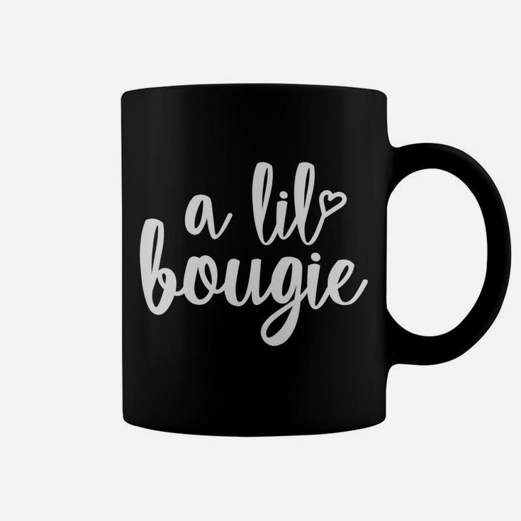 A Lil Bougie Melanin Poppin Black History Christmas Gift Coffee Mug