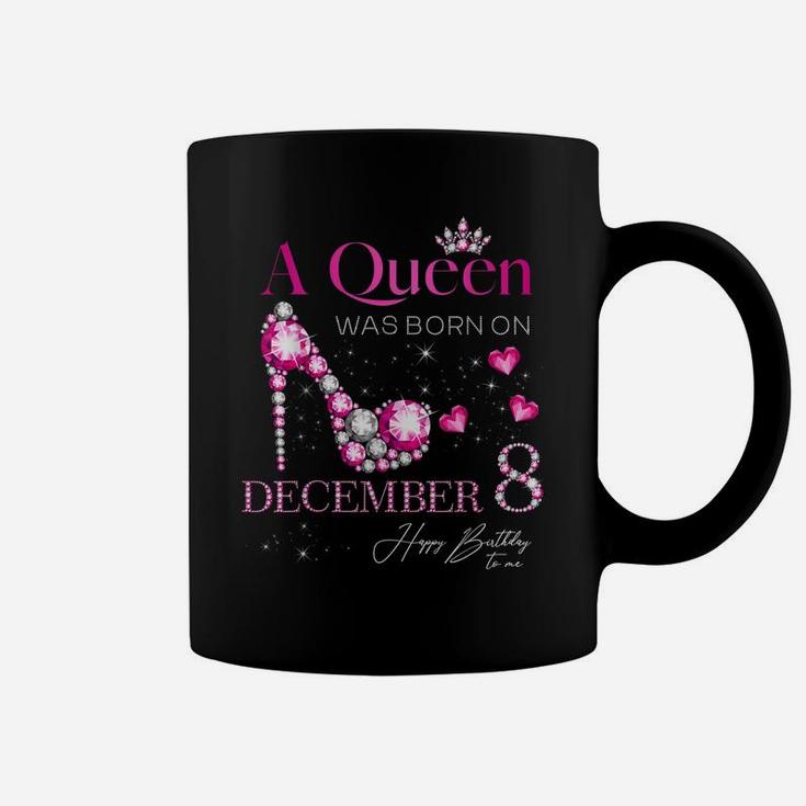 A Queen Was Born On December 8, 8Th December Birthday Coffee Mug