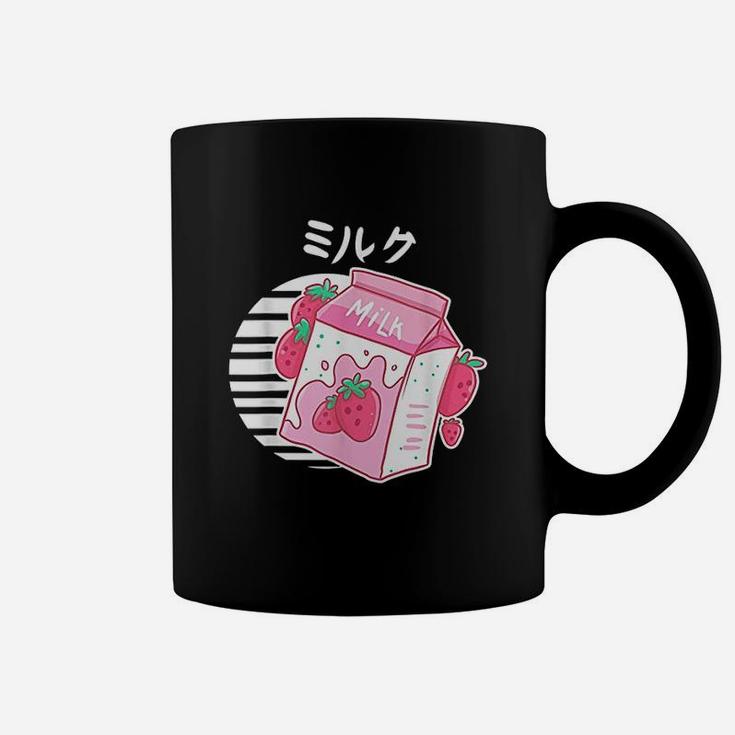 Aesthetic Pink Pastel Korean Strawberry Milk Carton Gift Coffee Mug
