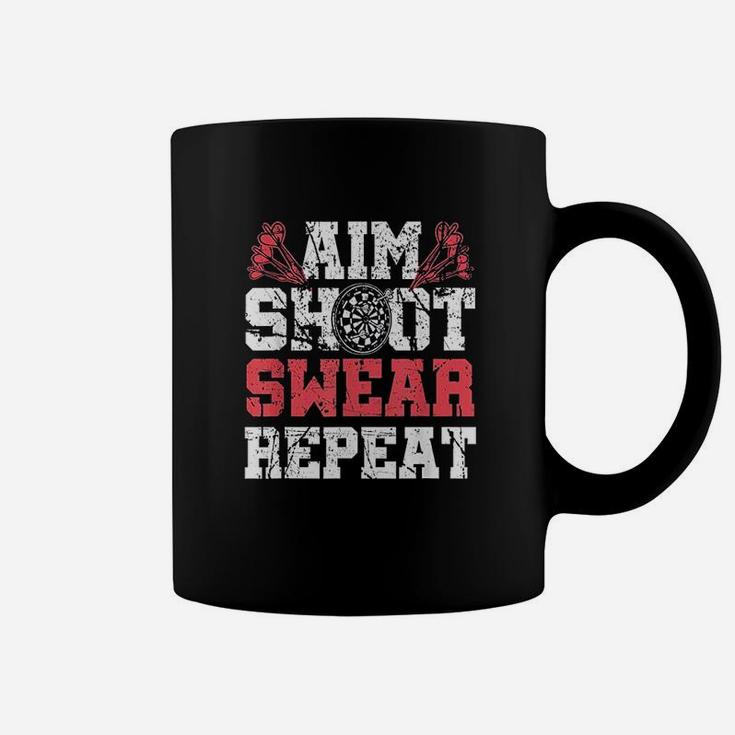 Aim Swear Repeat Coffee Mug