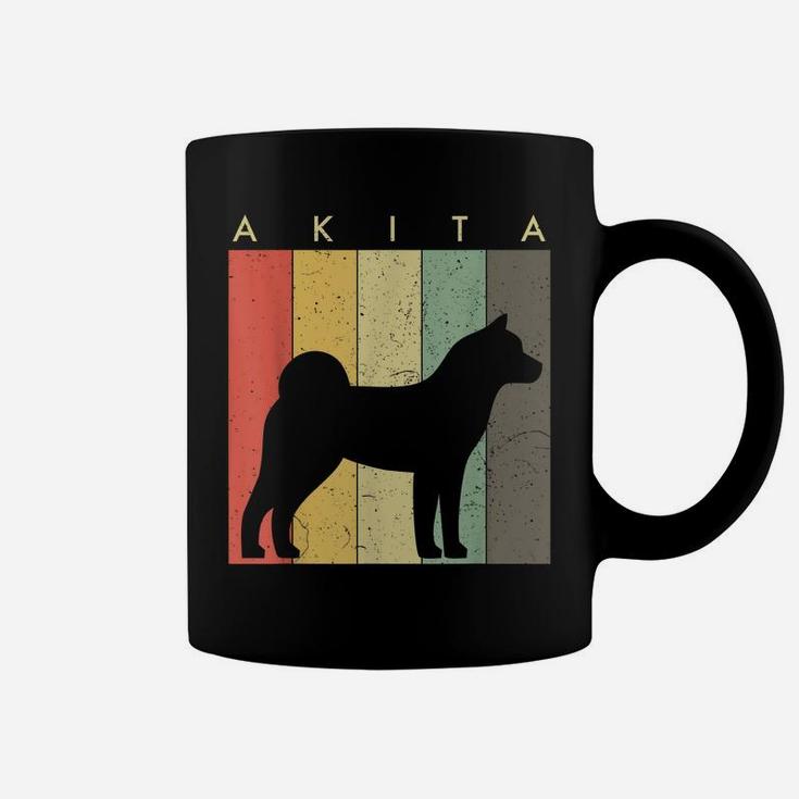 Akita Tshirt - Akita Dog Lover Gift Retro Vintage Style Coffee Mug