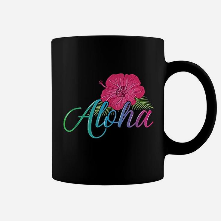 Aloha Hawaii From The Island  Feel The Aloha Flower Spirit Coffee Mug