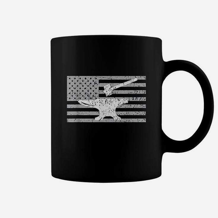 American Flag Blacksmith Coffee Mug