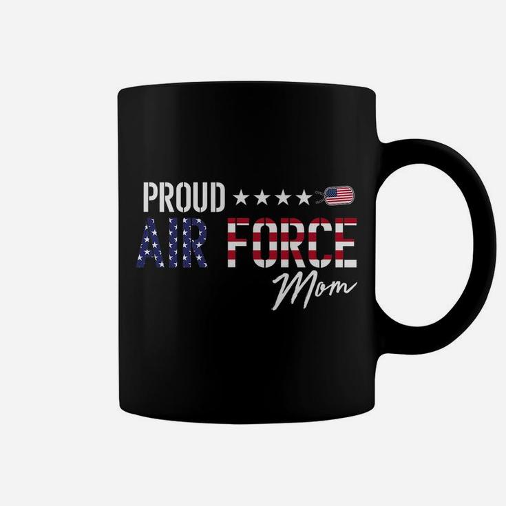 American Flag Proud Air Force Mom Coffee Mug