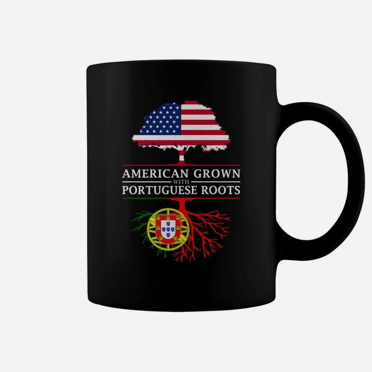American Grown With Portuguese Roots - Portugal Coffee Mug
