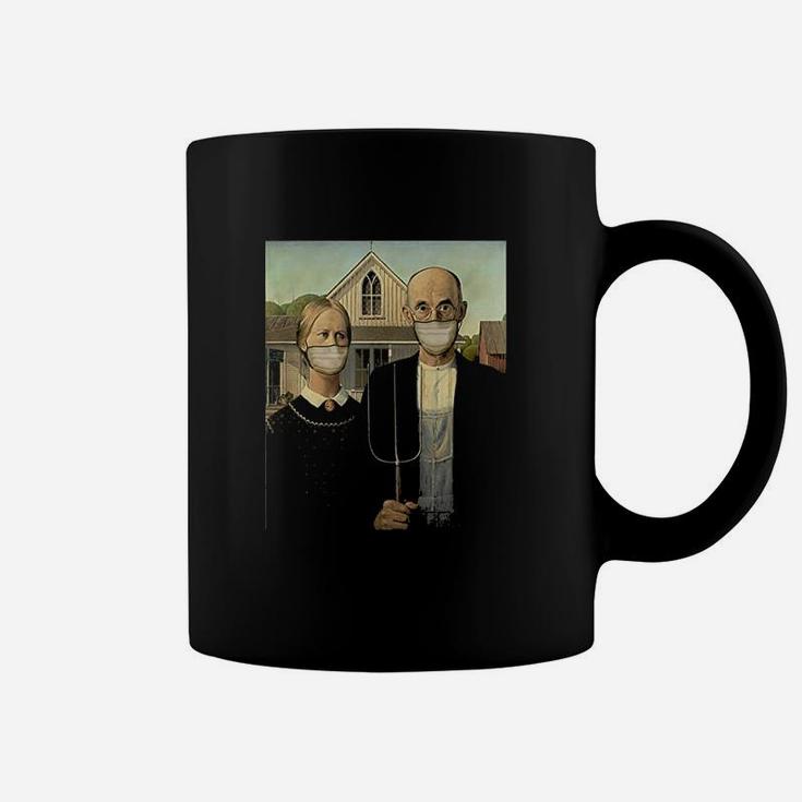 Americana Wearing Famous Painting Coffee Mug