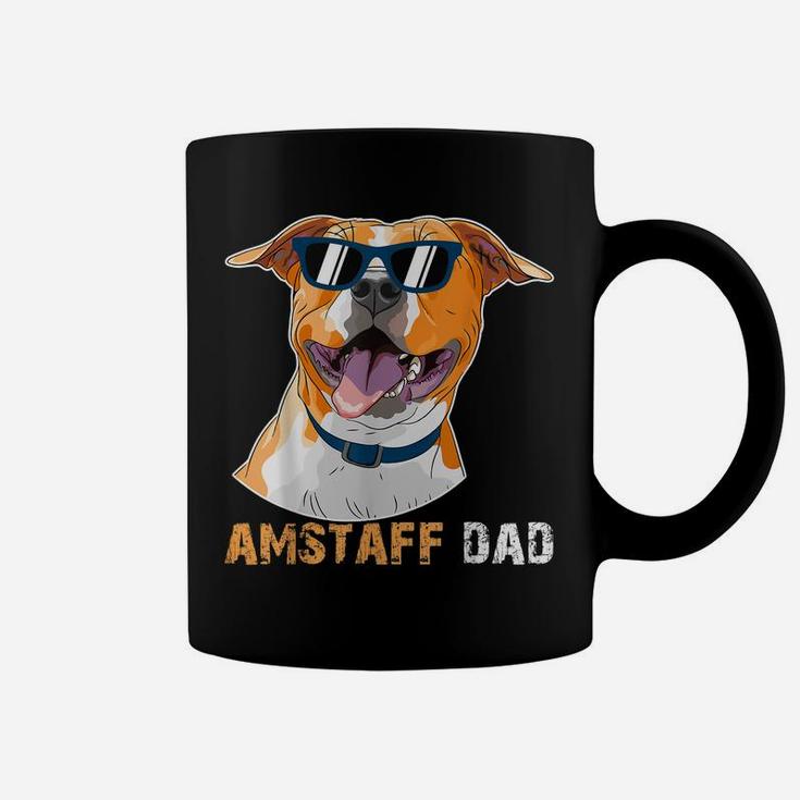 Amstaff Dad Shirt For Dog Lovers Father's Day  Tee Coffee Mug