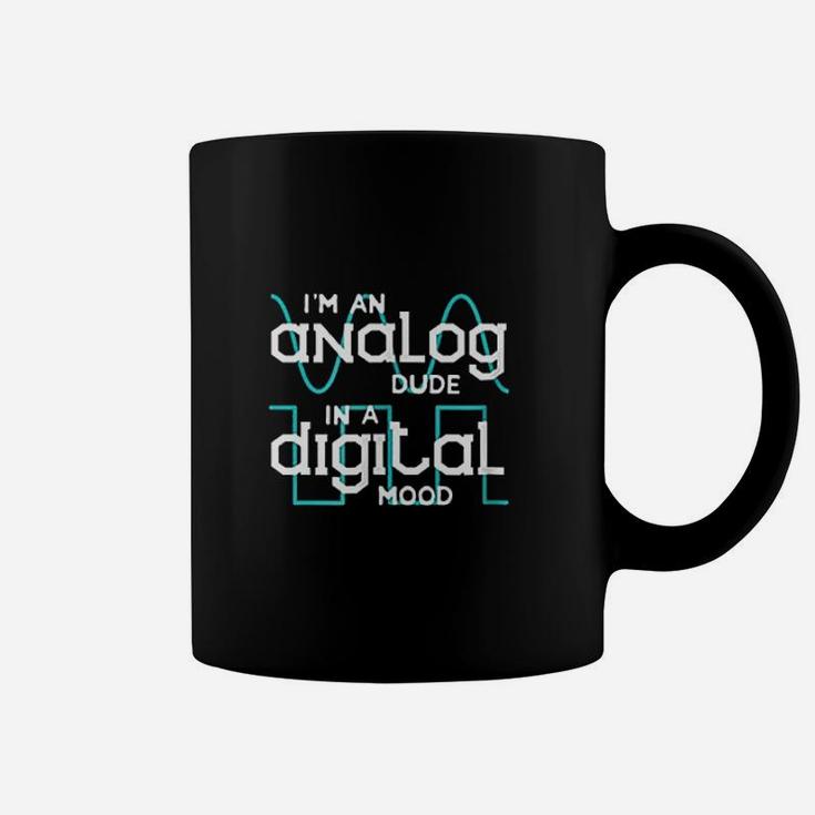 Analog Dude In A Digital Mood Signal Waveform Coffee Mug