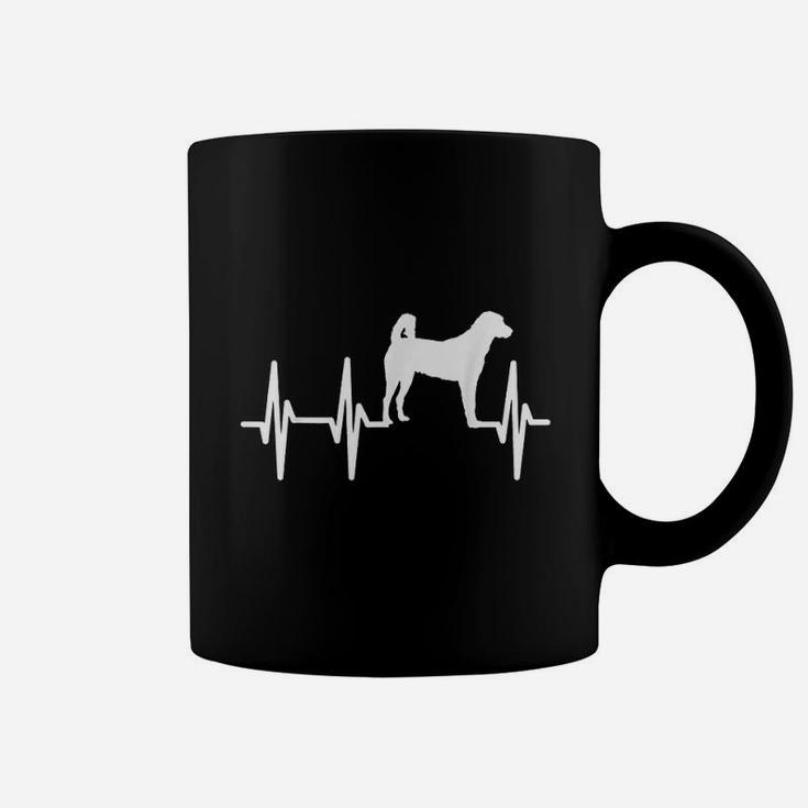 Anatolian Shepherd Heartbeat Dog Mom Dad Pet Gift Coffee Mug