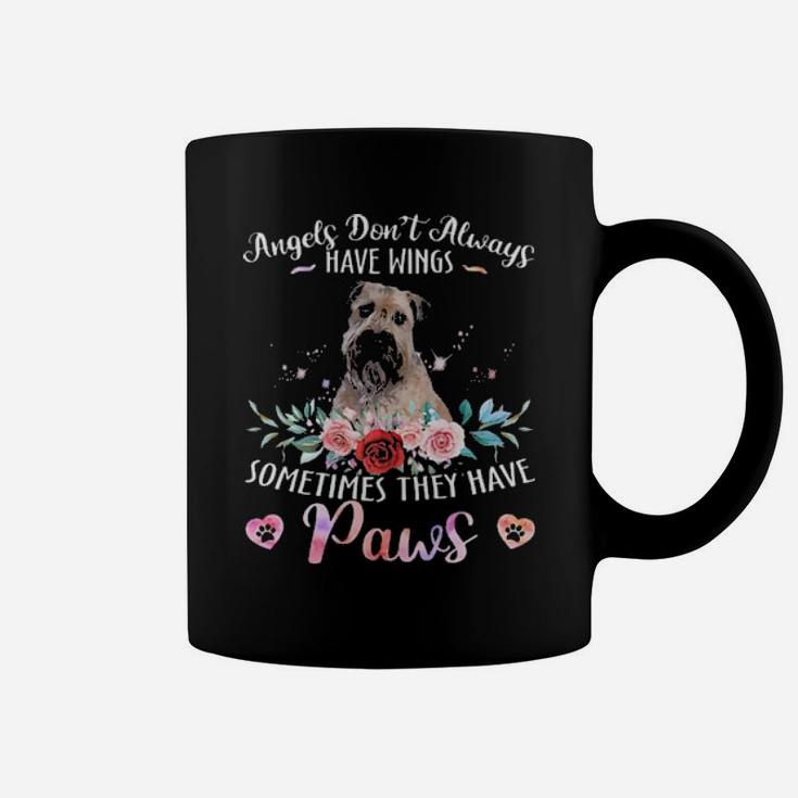 Angels Dont Always Have Wings Sometimes They Have Paws  Wheaten Terrier Coffee Mug