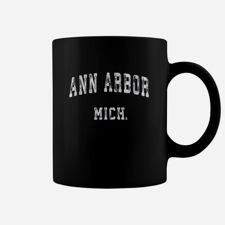 Ann Arbor Michigan Mi Vintage Sports Design Coffee Mug
