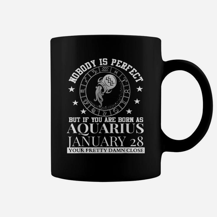 Aquarius Zodiac For January 28 Women Man Kids Birthday Gift Coffee Mug