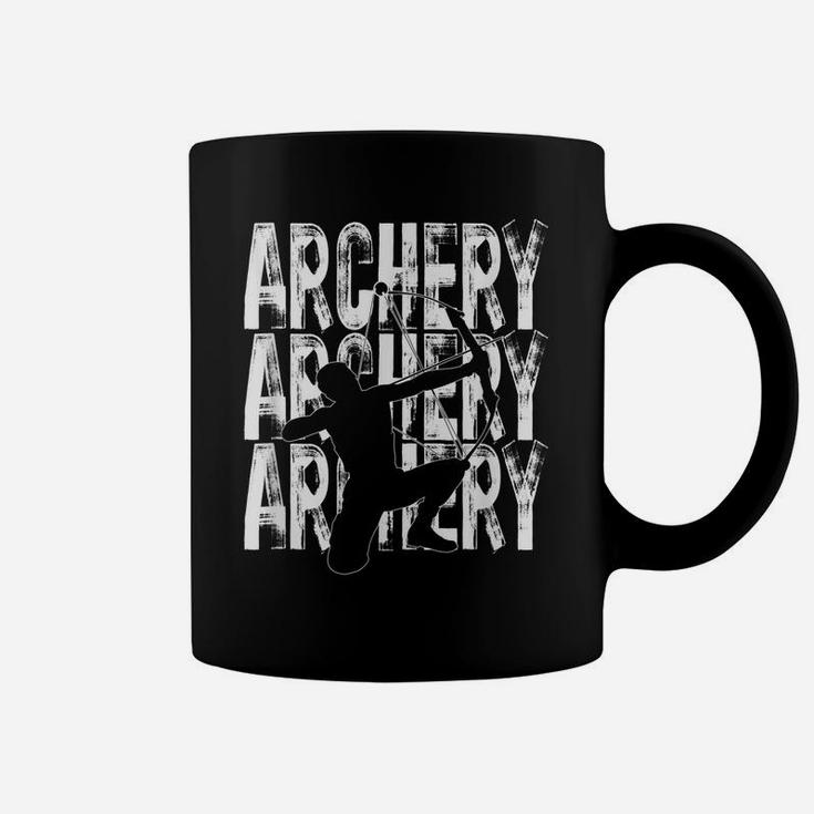 Archery Lovers Theme Graphic Design Bow Hunting Coffee Mug