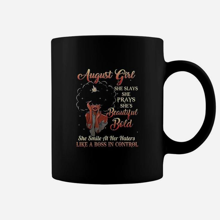 August Girl She Slays She Prays Coffee Mug