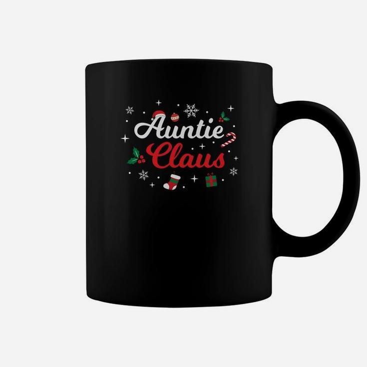 Auntie Claus Sweatshirt Aunt Cute Xmas Family Matching Shirt Coffee Mug