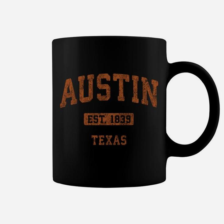 Austin Texas Tx Vintage Athletic Sports Design Sweatshirt Coffee Mug